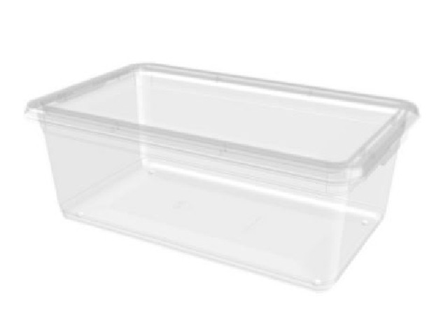 Ящик для хранения Palm 10л, 375х255х150мм (бесцветный)